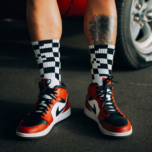 Checker Crew Sock